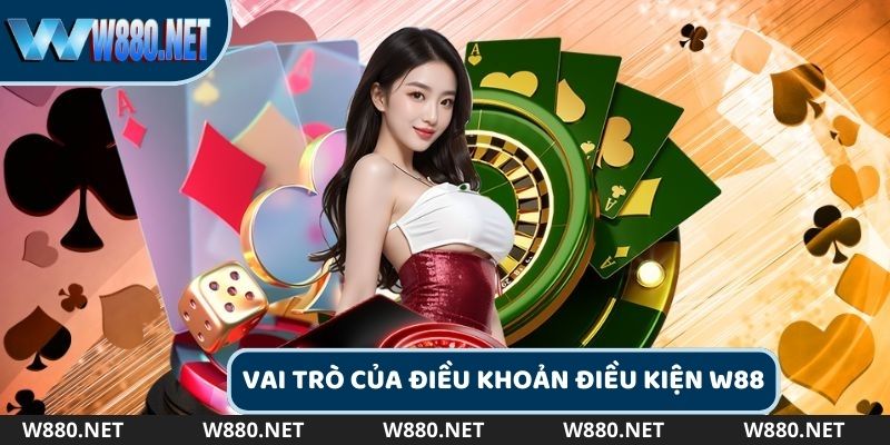 Vai trò của chính sách điều khoản và điều kiện W88