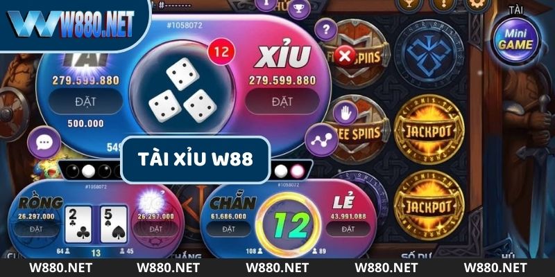 Khám phá tổng quan về sảnh game W88 tài xỉu